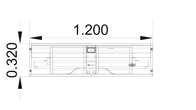 Výškovo nastaviteľný stôl StartUs-E 120